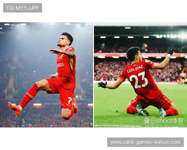 利物浦快速边路推进，迪亚斯抽射太正